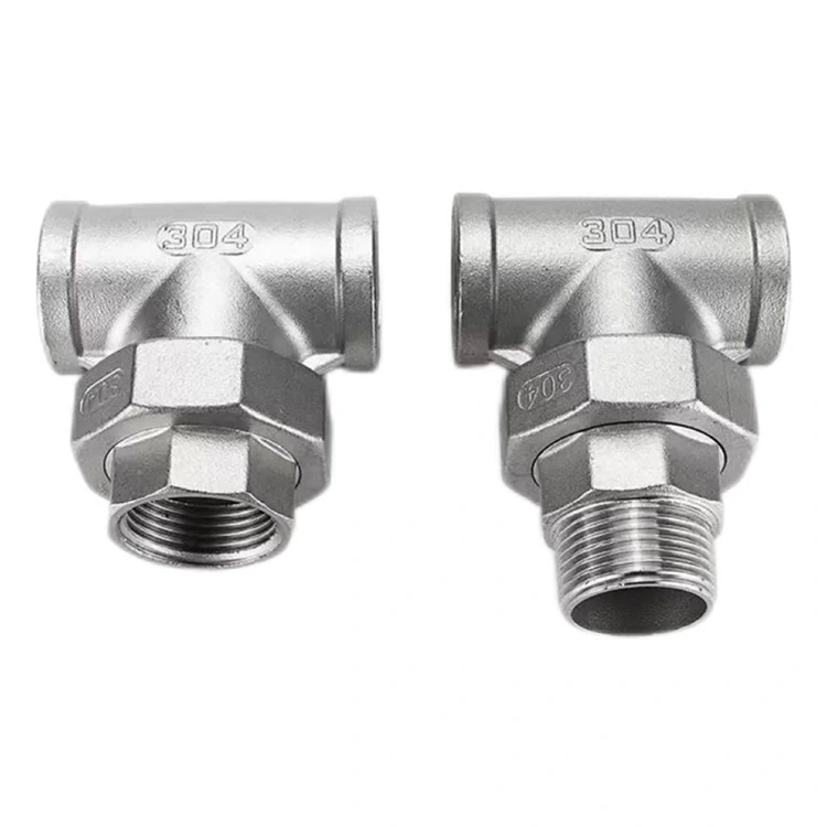 טי איחוד נקבה עם הברגה